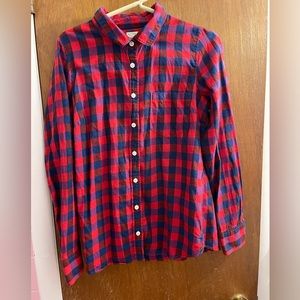 J crew plaid shirt